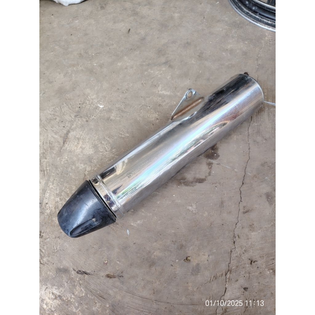 slencer slenser header leher knalpot satria f fu 150 barong pnp Thailand face lift fl original ori a