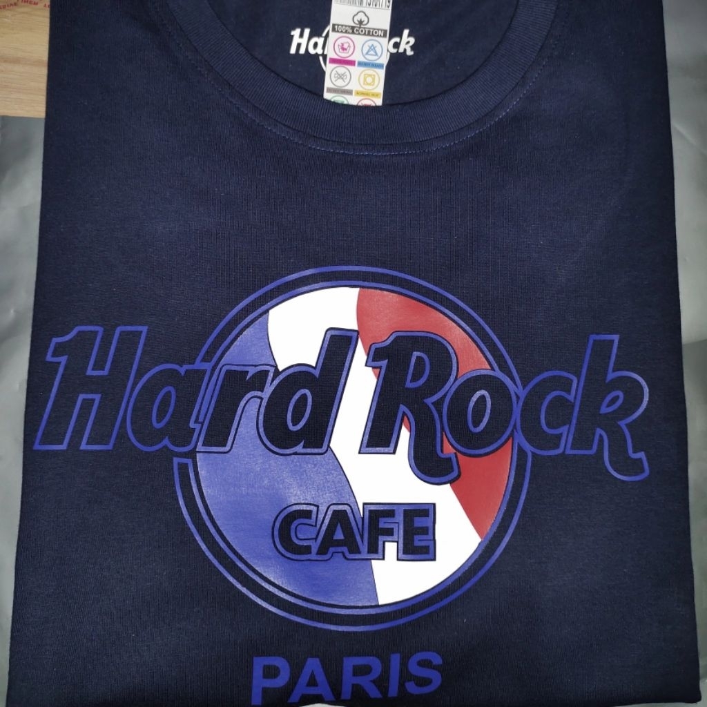 kaos / t-shirt pria hard r*ck paris