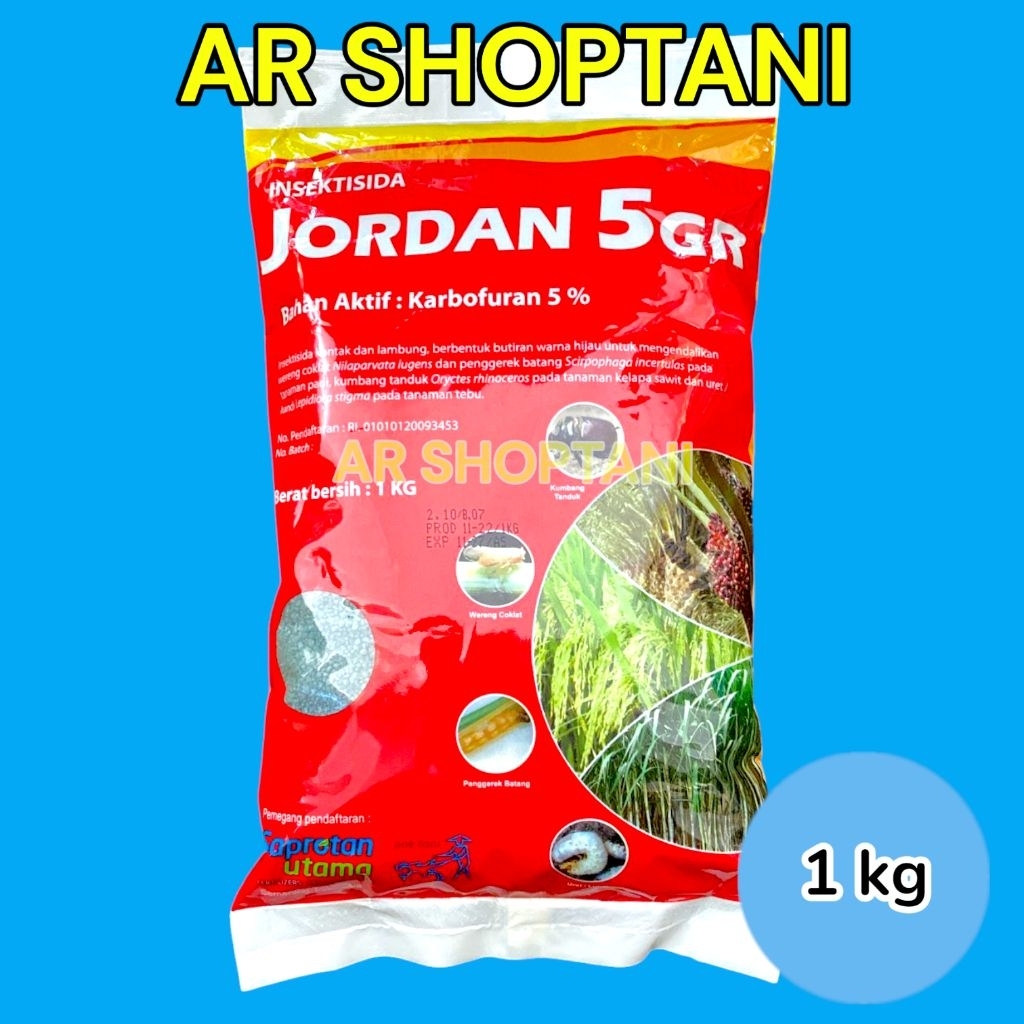 insekisida JORDAN 5gr 1KG kendalikan hama tanaman