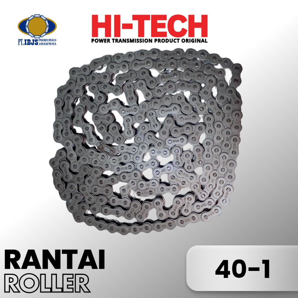 HITECH Roller Chain RS 40-1 - Rantai 40 Single