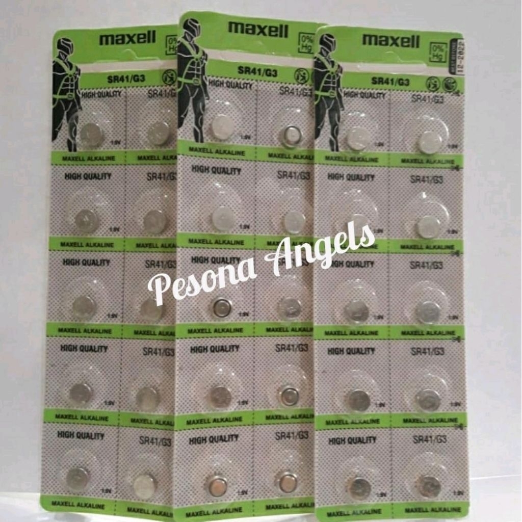 Battery / Baterai / Batre kancing LR 41 / LR41 / AG 3 / AG3