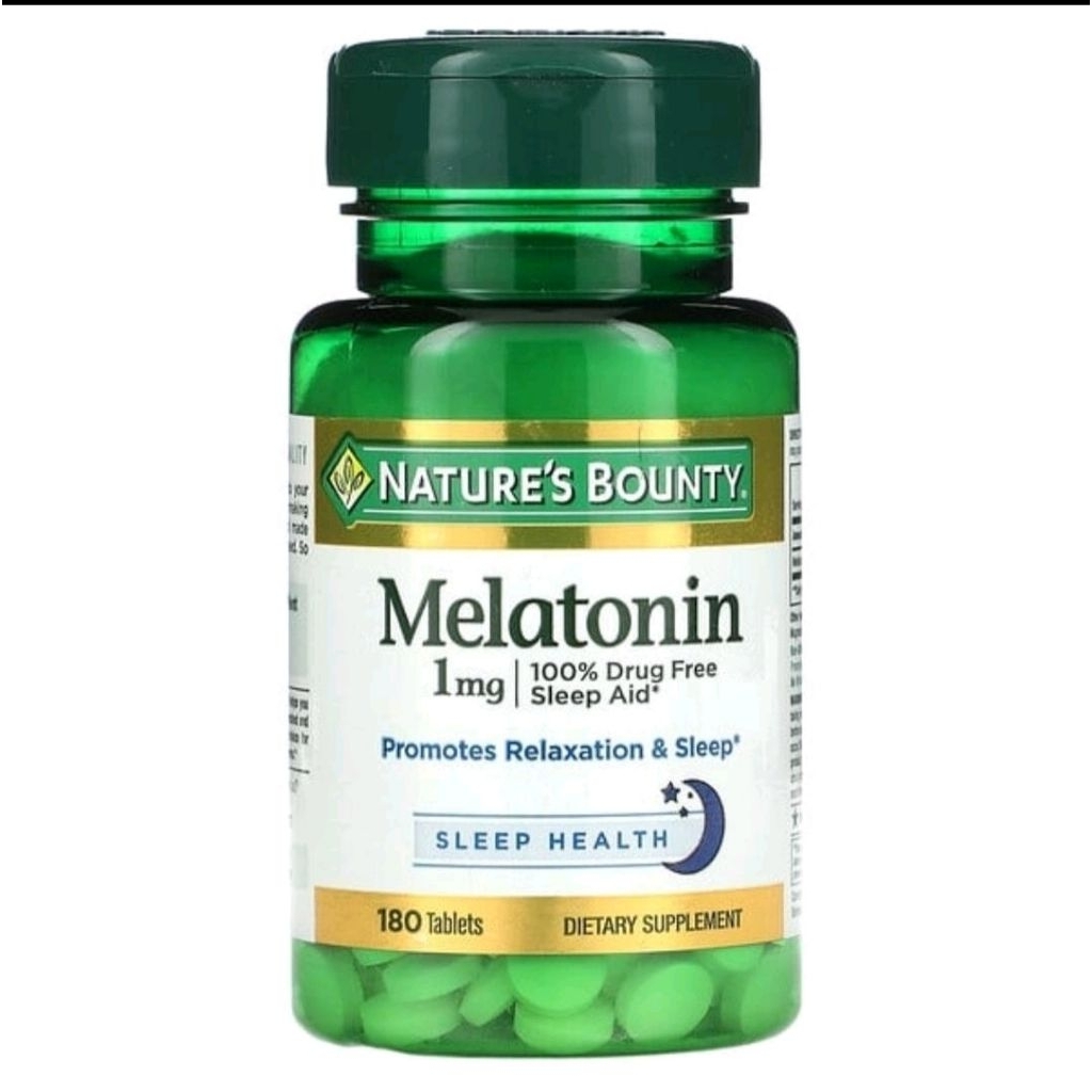 nature's bounty melatonin 1 mg 180.tablet
