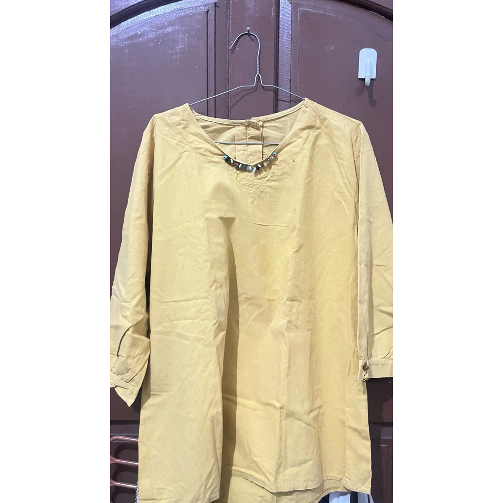 PRELOVED KEMEJA BABY YELLOW