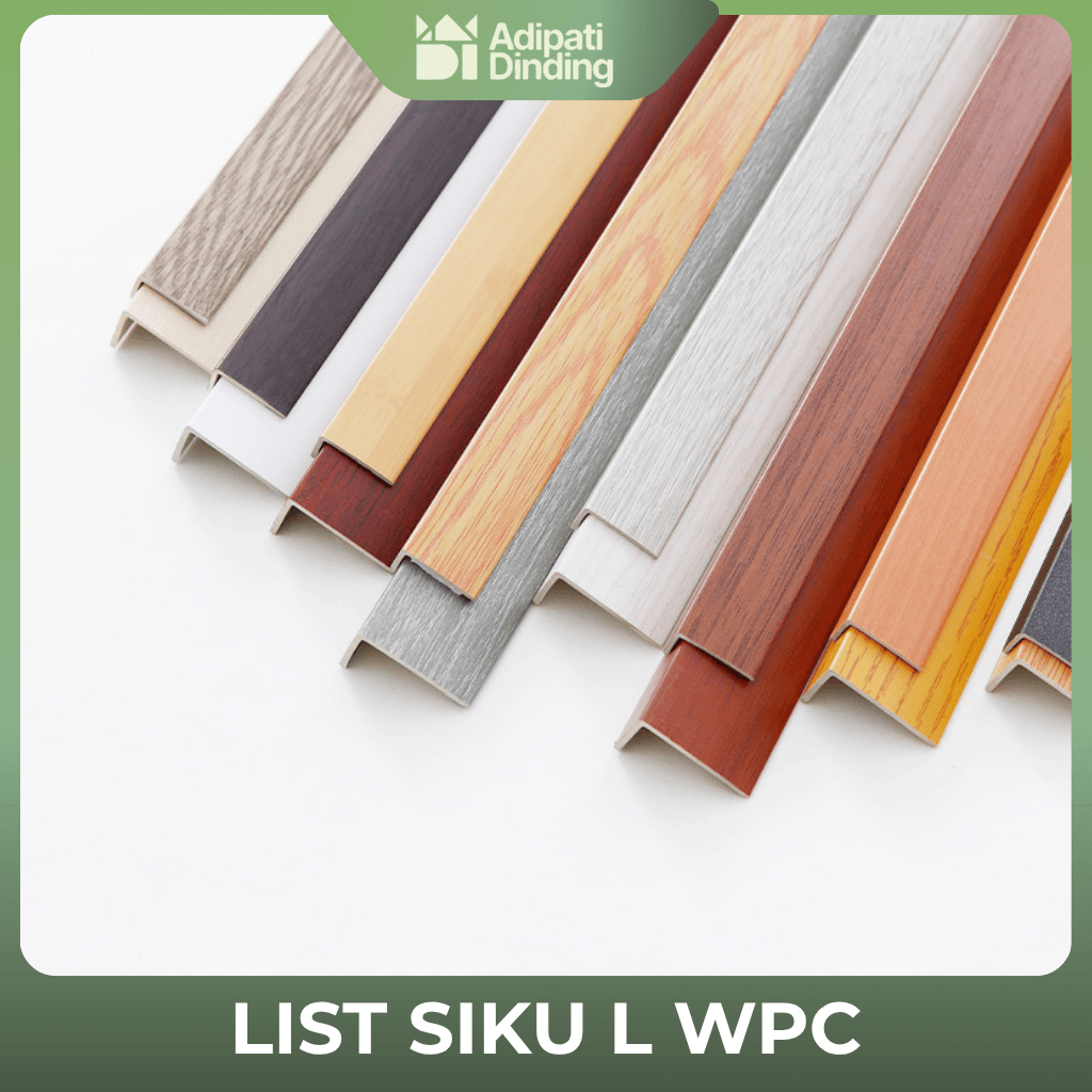 Adipati Dinding - List Siku L PVC Cocok Untuk List Siku Wood Panel List Wallpanel List Pintu List Ta