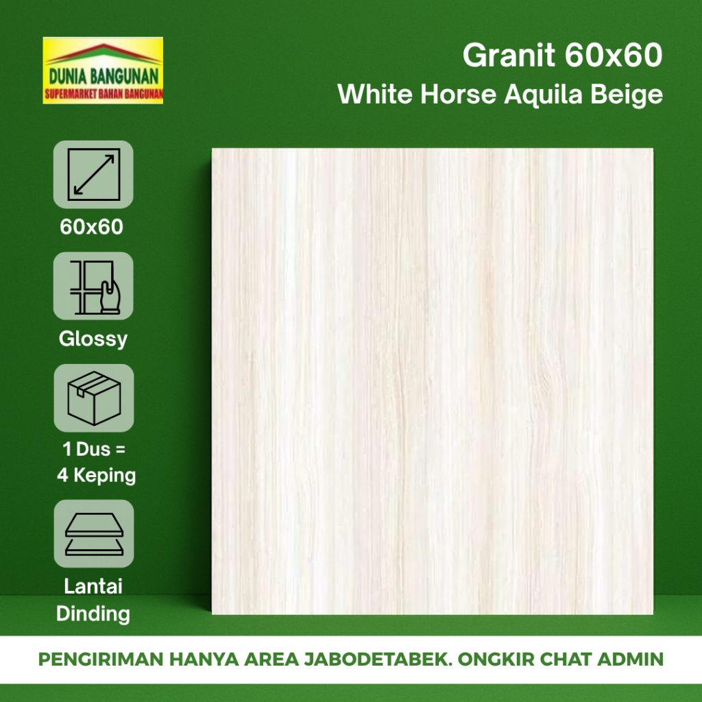Granit 60x60 Lantai White Horse 60x60 Aquila Beige Granit Lantai Glossy Beige