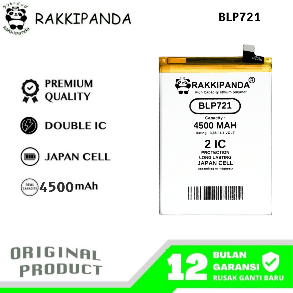 RakkiPanda - BLP721 Realme C2 Batre Batrai Baterai