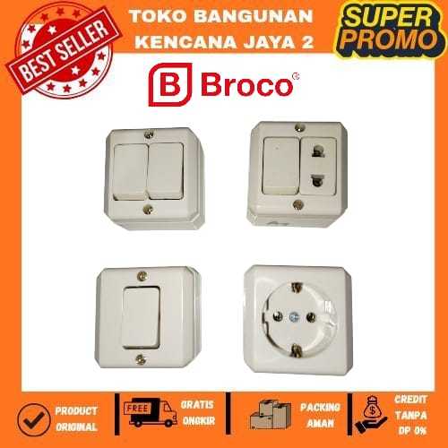 Saklar Seri Outbow Broco / Saklar Double Outbow / Saklar Seri Outbow Series All Type