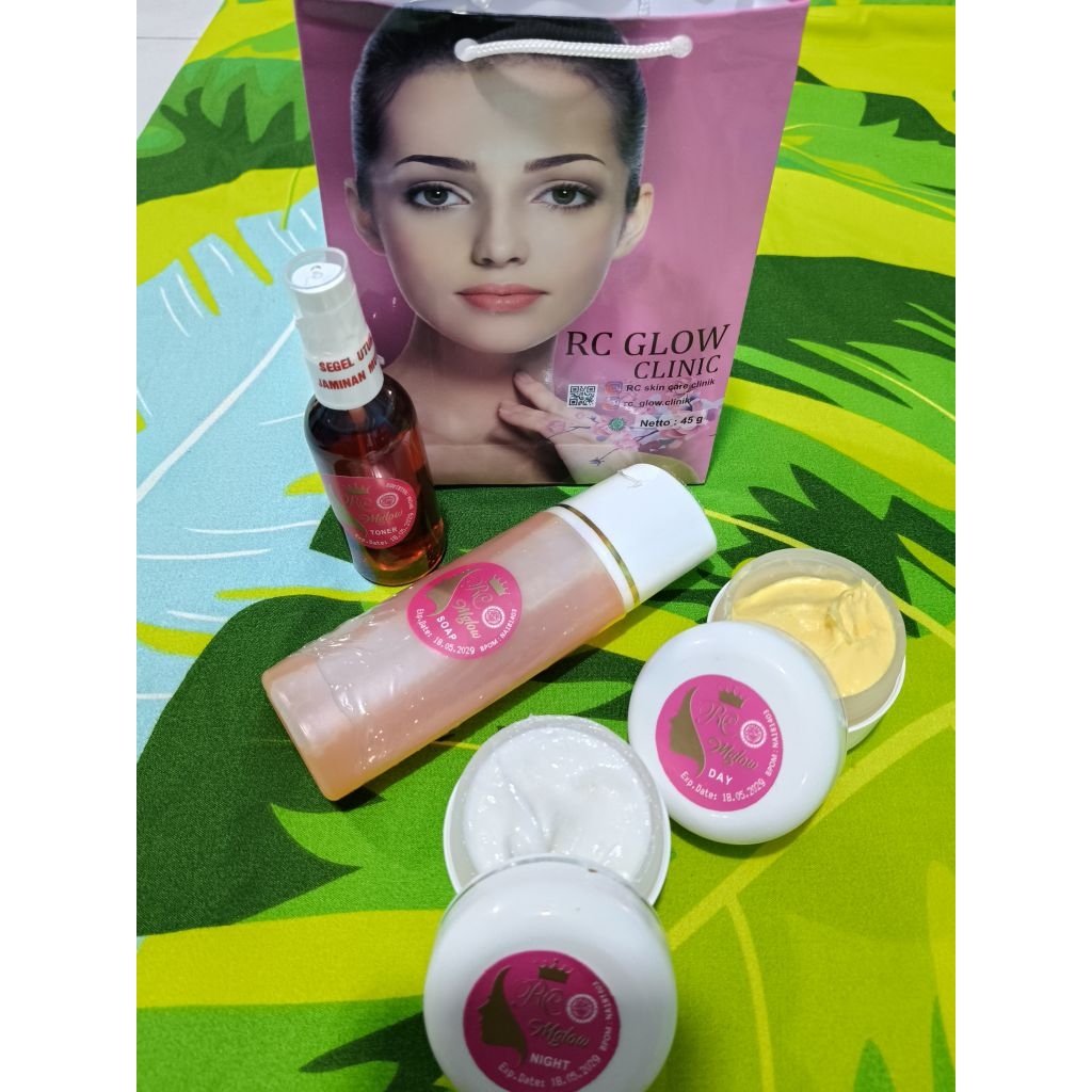 RC glow skin care BPOM kemasan 45gram bisa COD