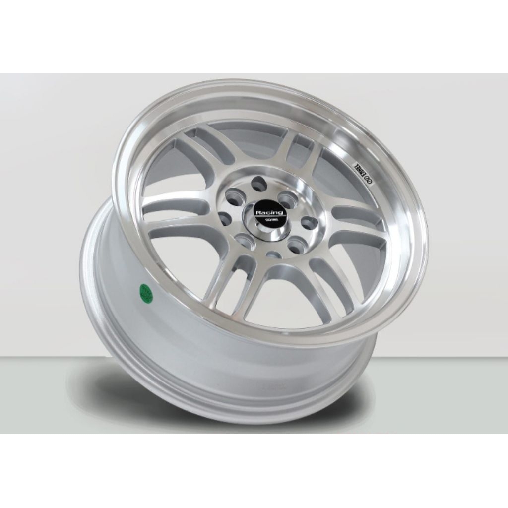 rpf1 r15 lebar 6,5 et41 dobel pcd 4x100/114 silver polish