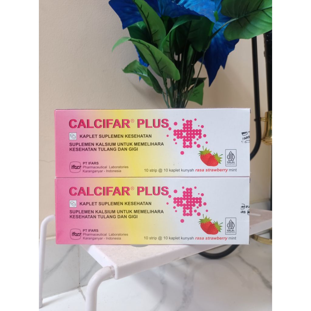 CALCIFAR PLUS variasi sumber kalsium dan vitamin D3