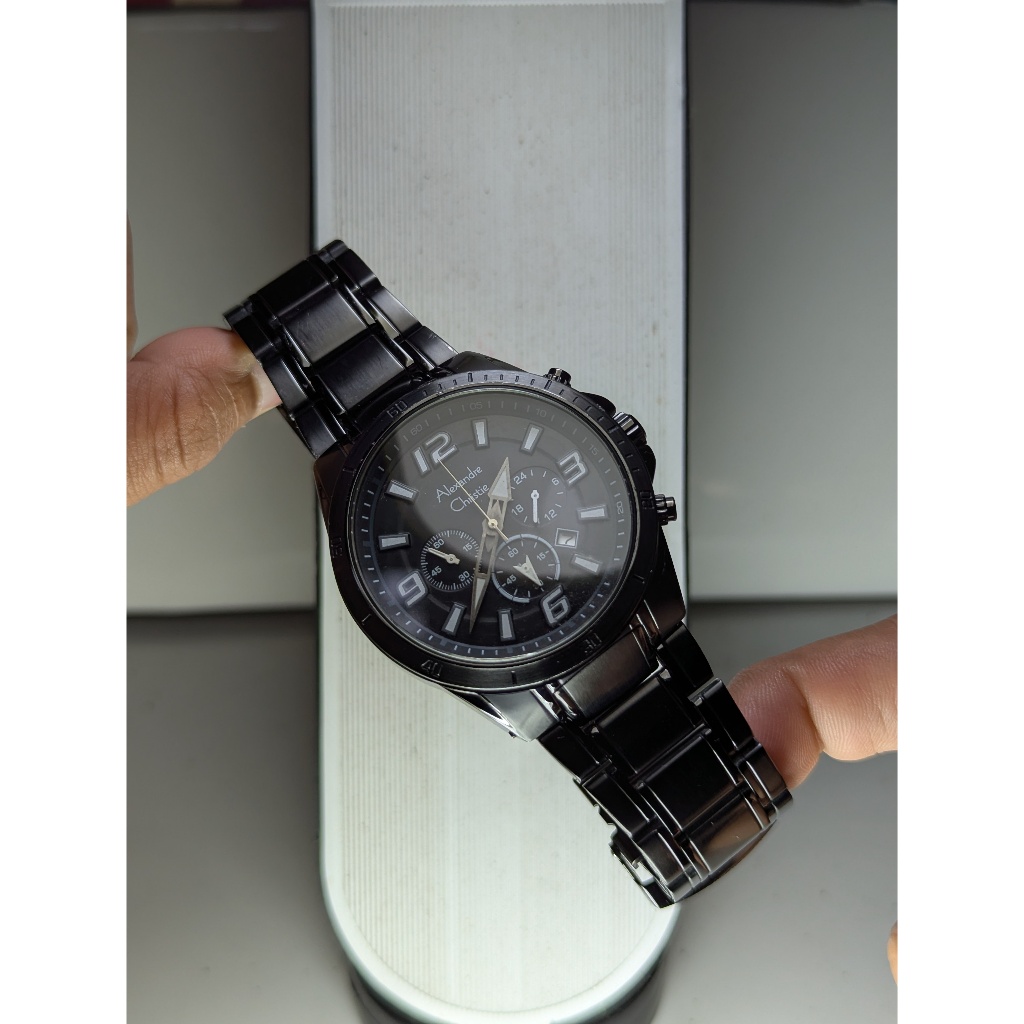 Alexandre christie  Chronograph 6345  black