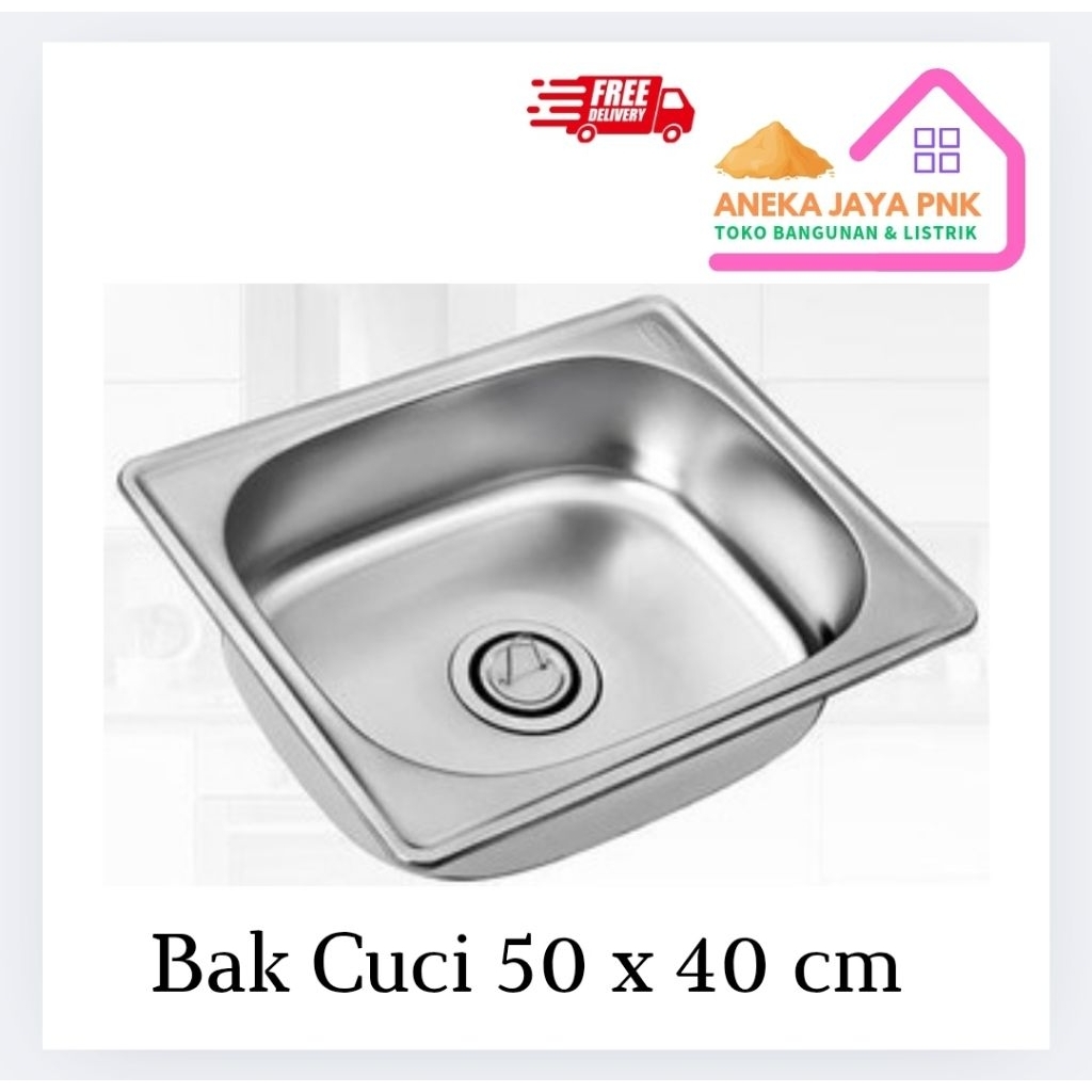 Bak Cuci Piring 1 Lubang + Afur