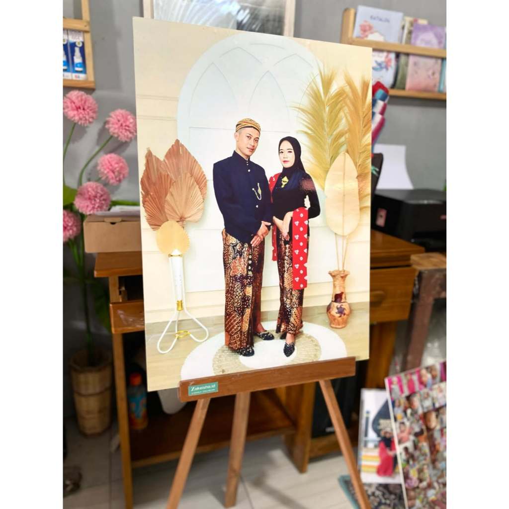 CETAK FOTO 24R BINGKAI PAPAN MDF DEKORASI RUMAH FOTO BESAR JUMBO