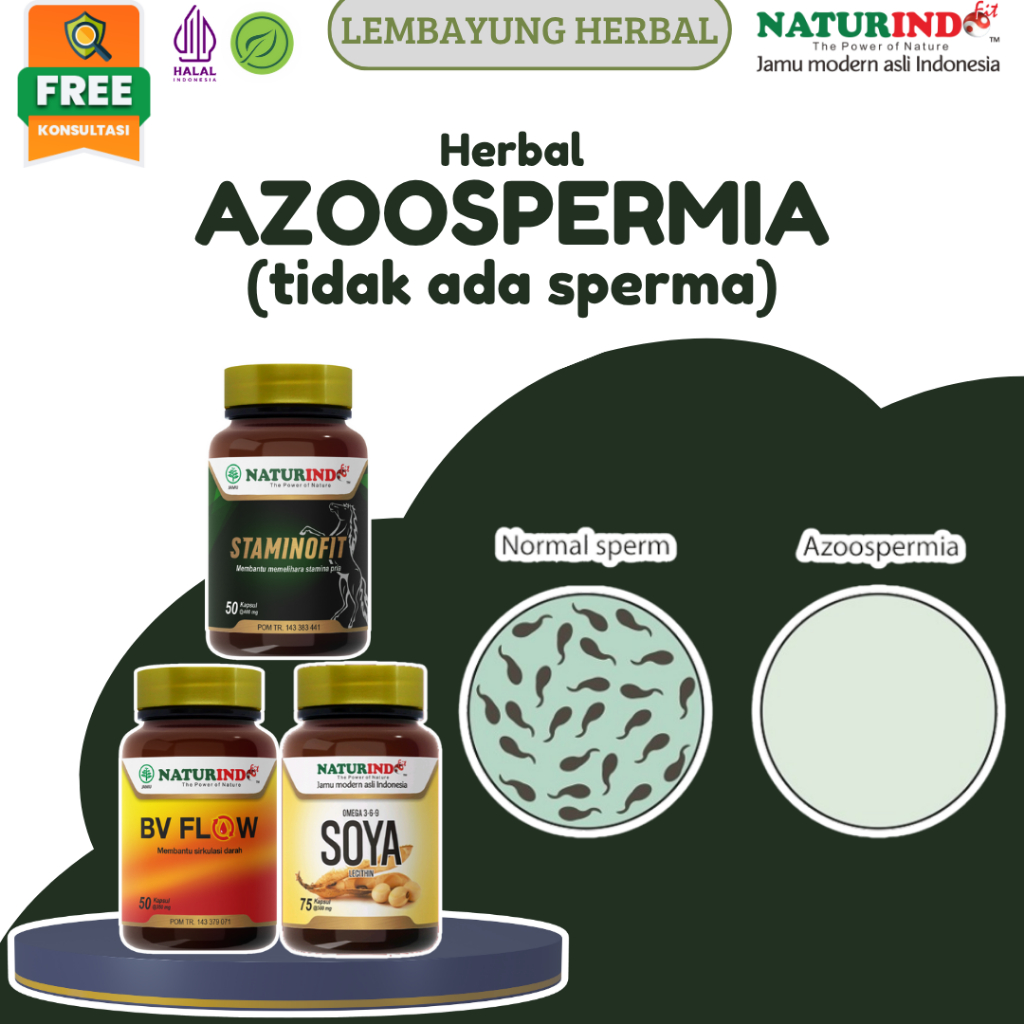 Herbal Azoospermia Kesuburan Pria Ampuh Atasi Sperma Kosong OAT NATURINDO