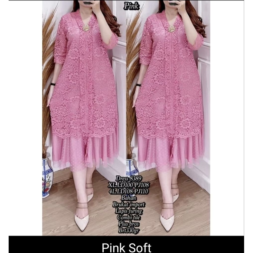 OVERSIZE DRESS BROKAT TILE BUSUI LD 116-120