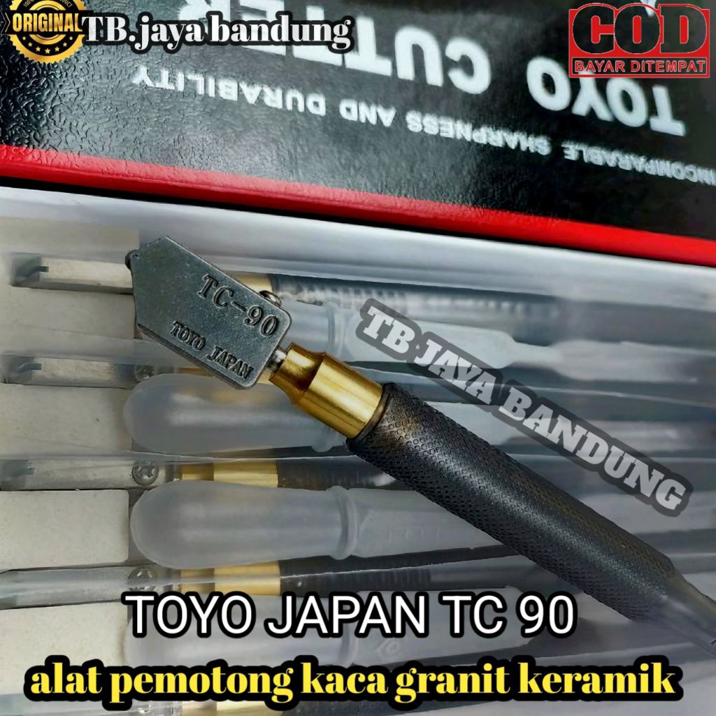 alat pemotong kaca toyo TC 90 alat potong kaca asli pisau potong kaca alat potong keramik alat poton