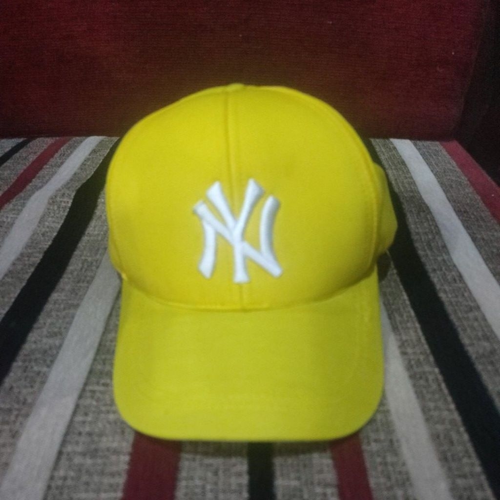Topi NY kuning Anak
