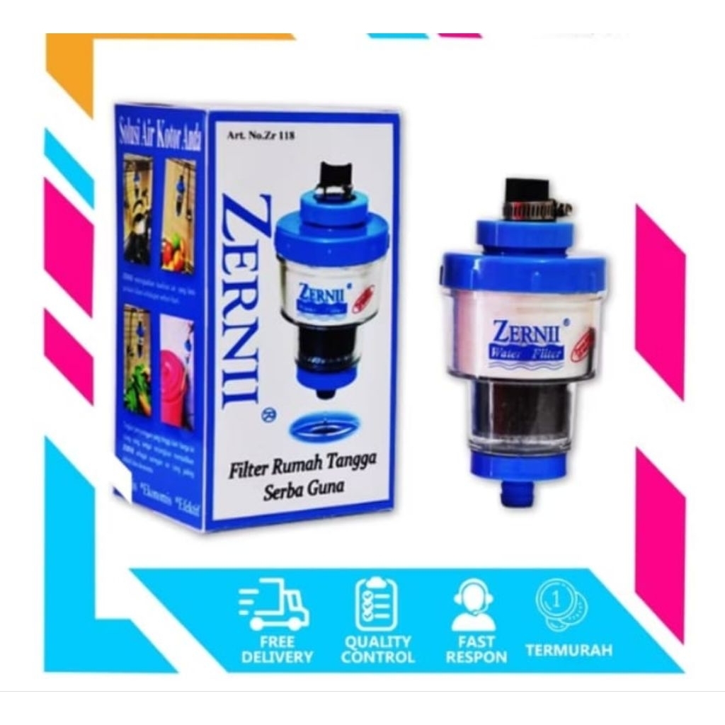 Penjernih Air Filter Air Zernii / penyaring penjernih Kran Air