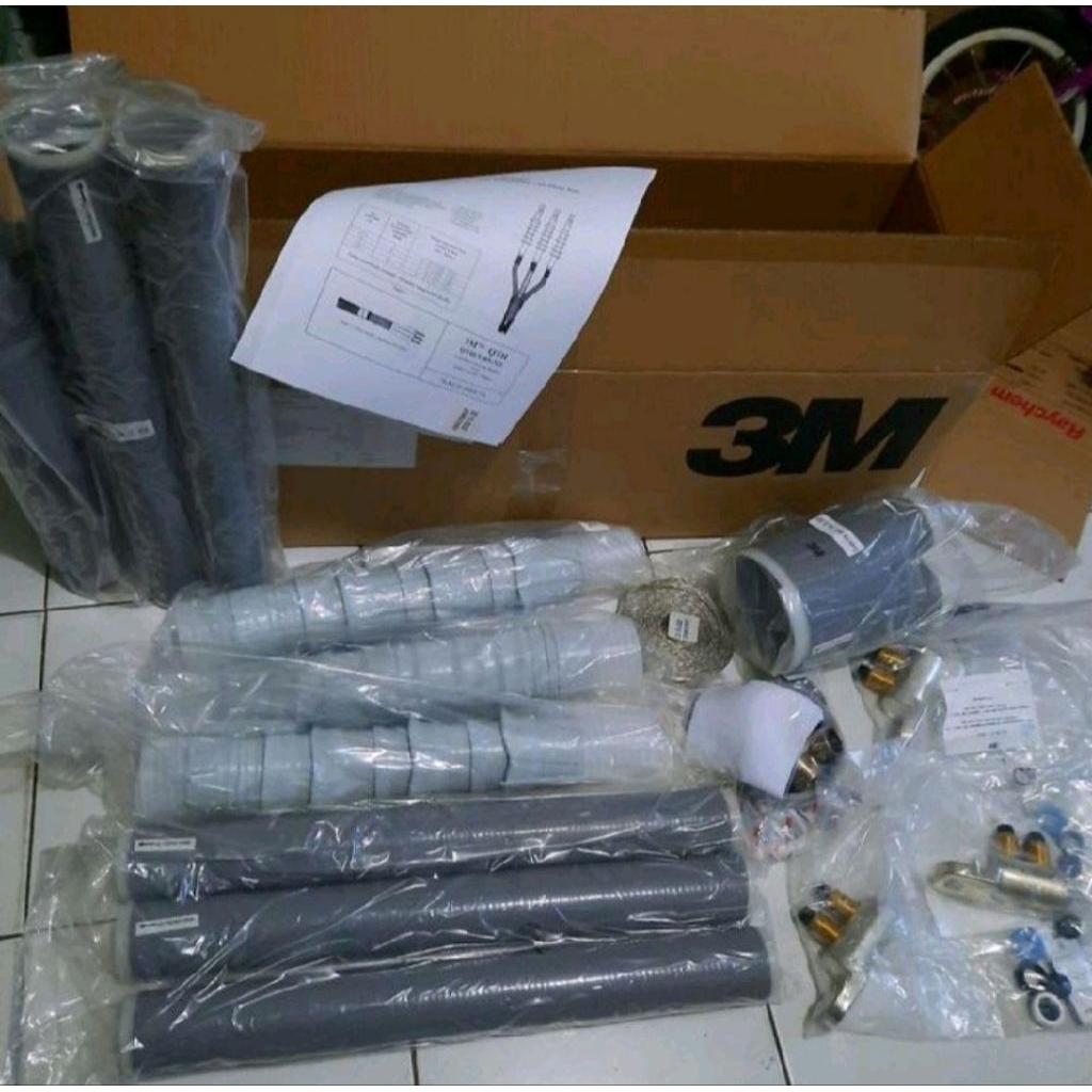 3M Terminasi QT II K-6S 32H 3x120mm - 185mm Outdoor 24 KV Terminasi Kit