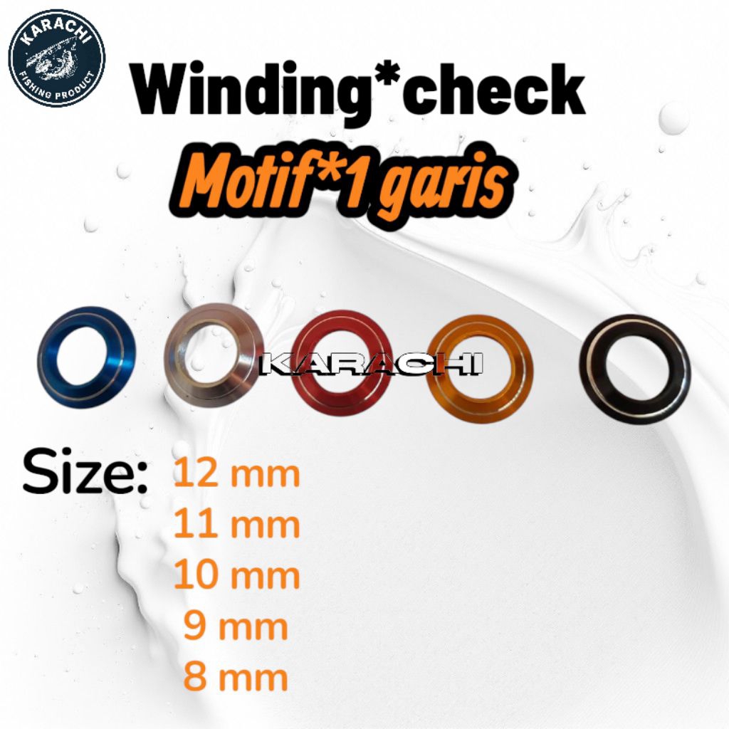 winding check motif 1 garis/ winding check custom joran