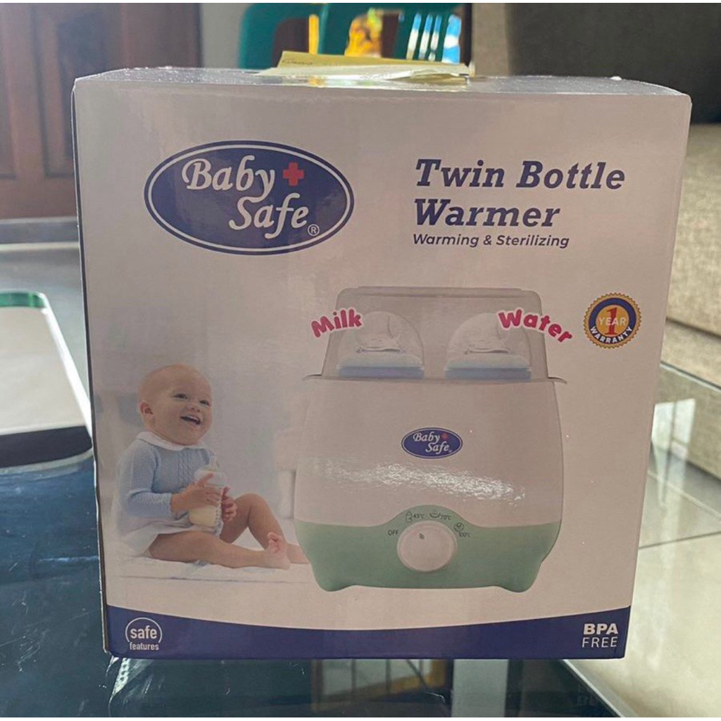 Baby Safe Twin Bottle Warmer