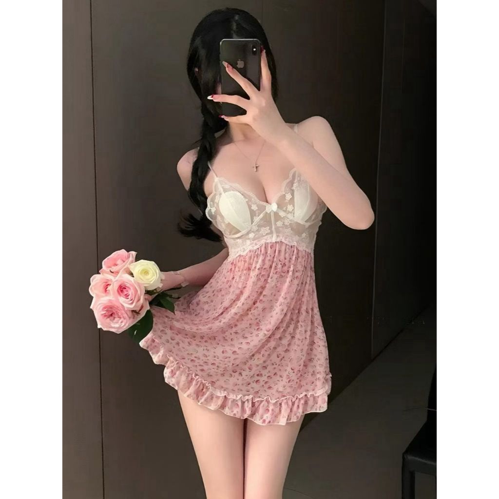 SEXY LINGERIE DRESS BAJU TIDUR WANITA DEWASA / BAJU TIDUR LINGERIE TRANSPARAN COCOK UNTUK KADO PERNI