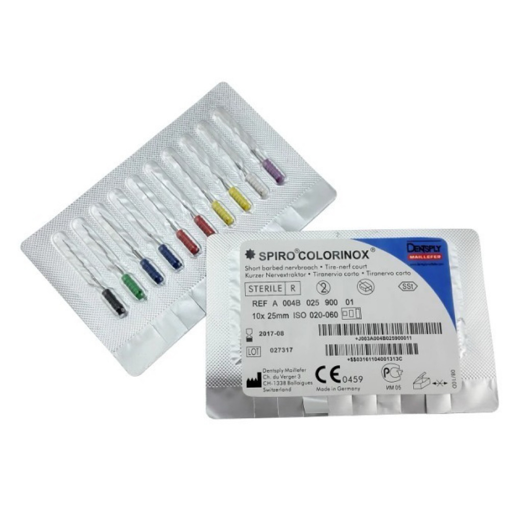 Jarum Jarum Endo Ekstirpasi Barbed azdent nomor 21mm 21 mm 25mm 25 mm Broach Dentsply Assorted Endo 