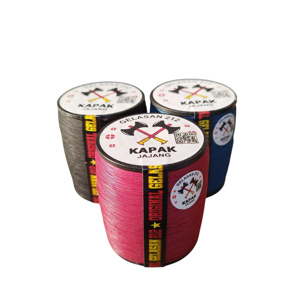 Gelasan Layangan Kapak 212 1500Yard Senar 0.23 Satuan Kuat