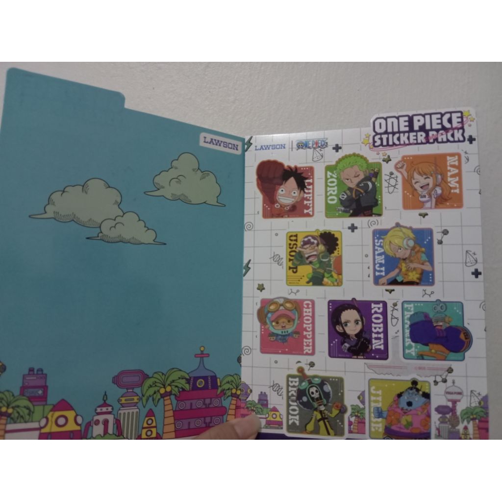 Stiker One Piece x Lawson