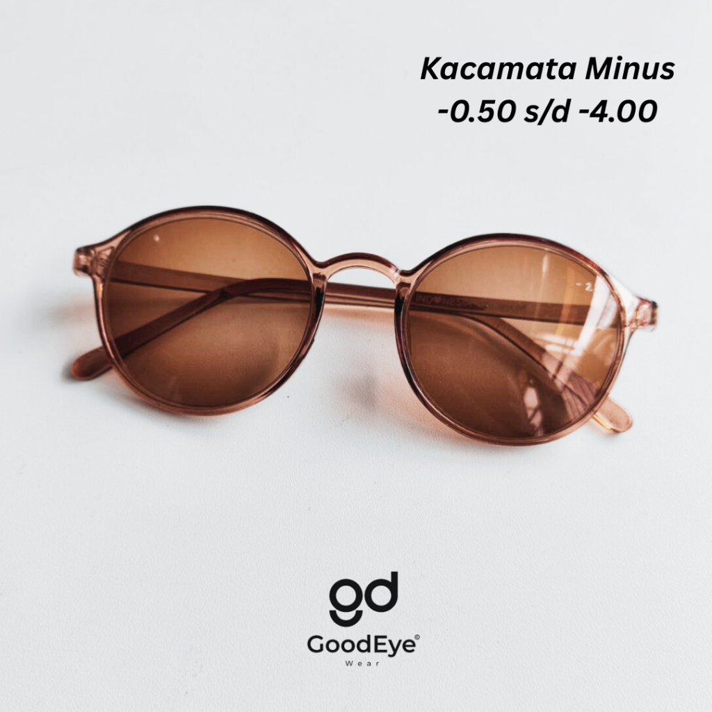 Kacamata Minus Coklat Rabun Jauh Pria Wanita - SPH3014BR