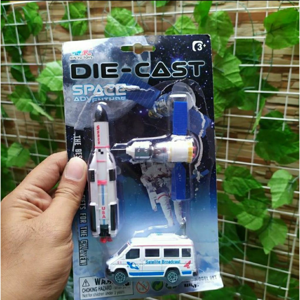 Mainan set miniatur astronot roket space explore anak - miniatur pesawat astronot murah