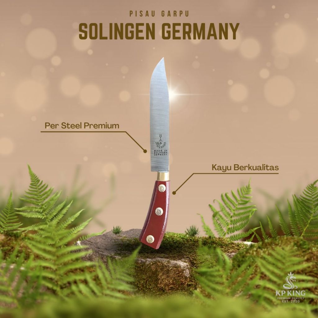 Pisau Sembelih Cap Garpu Solingen Germany | Pisau Potong Daging Premium