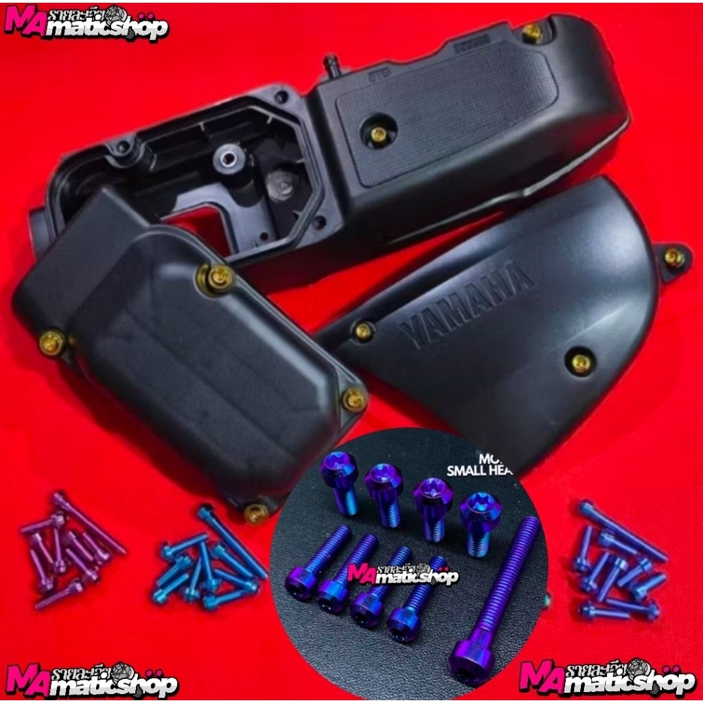 Baut titanium cvt cover bak cvt Mio sporty smaile Titanium smalhead(9biji)