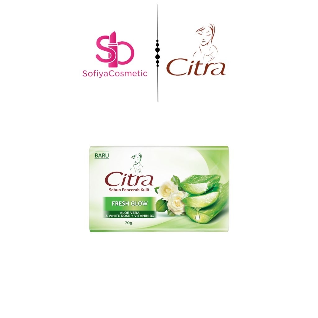 Citra Body Wash Fresh Glow Sabun Batang