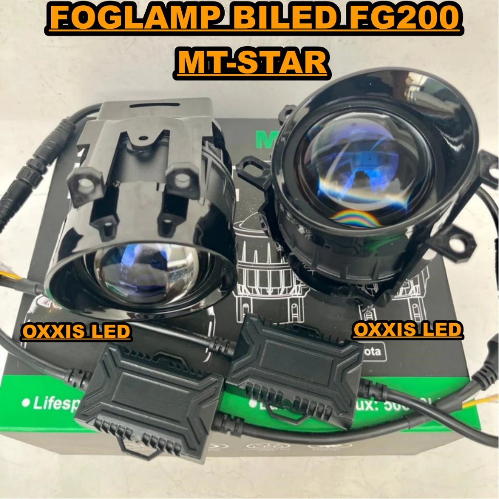 Biled foglamp mt-star FG200 50 watt bluelens 3 warna foglamp all weather mt-star biled foglamp mobil