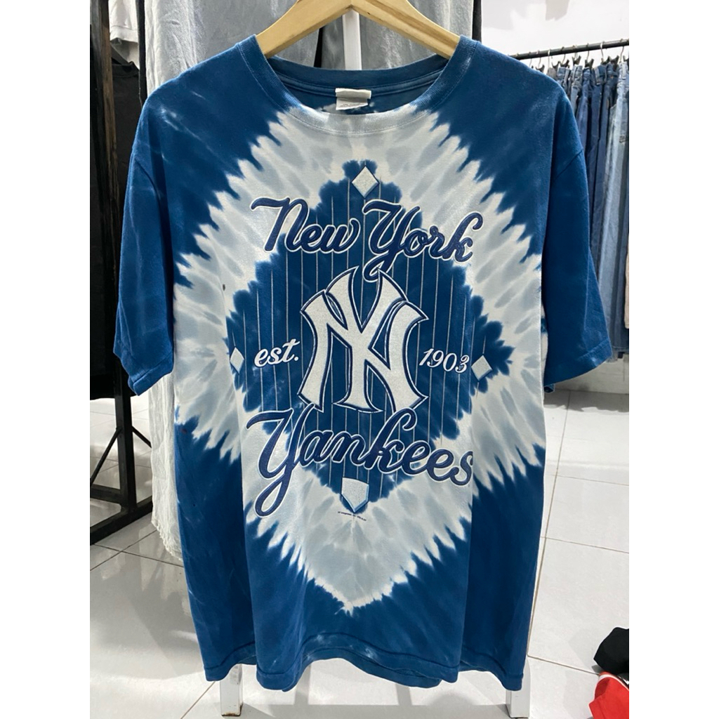 Kaos Vintage Lee x New York Yankess Tiedye