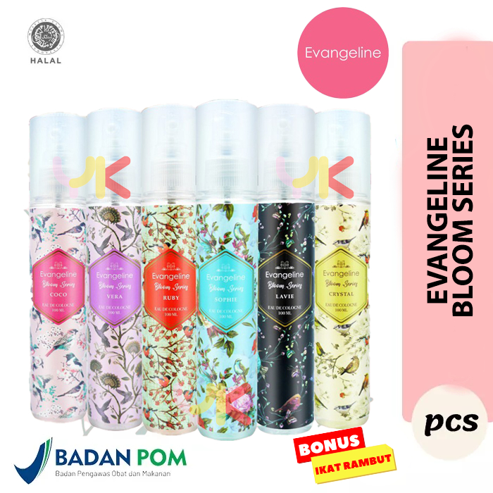 EVANGELINE BLOOM SERIES PARFUM 100ML - PARFUM EVANGENLINE BLOOM - PARFUM EVANGELINE EDC