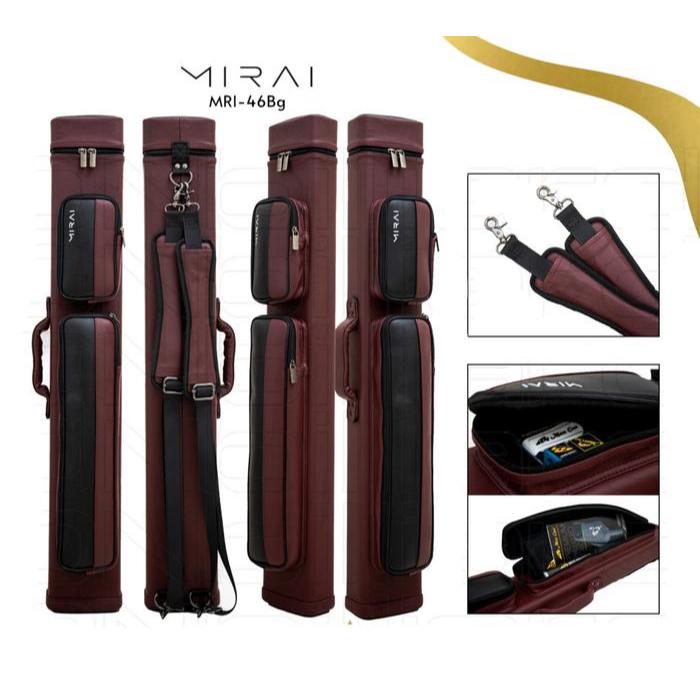 MIRAI 4x6 Tas Billiard Cue Case Billiard