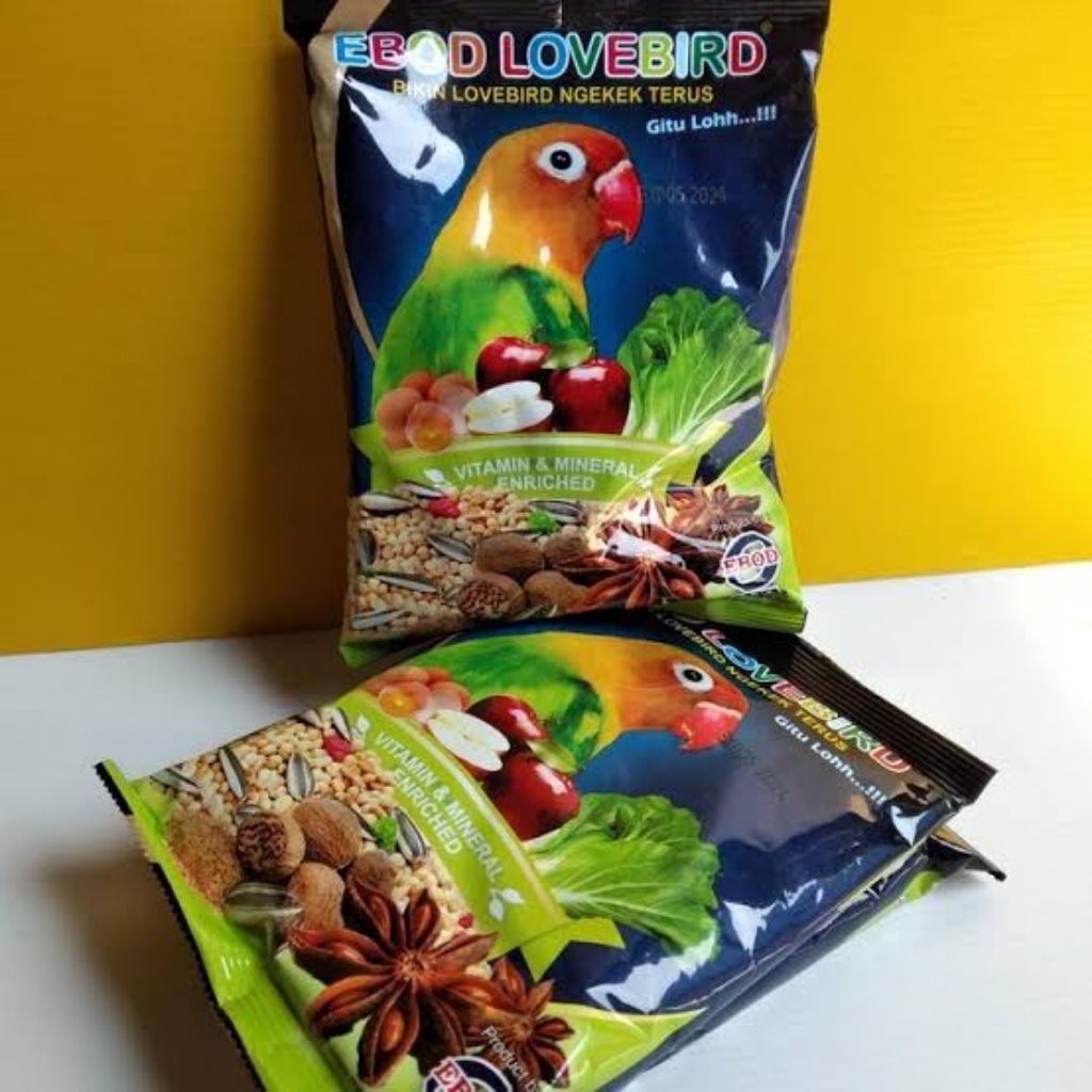 EBOD LOVEBIRD/MILTIH/PAKAN PENGGACOR LOVEBIRD