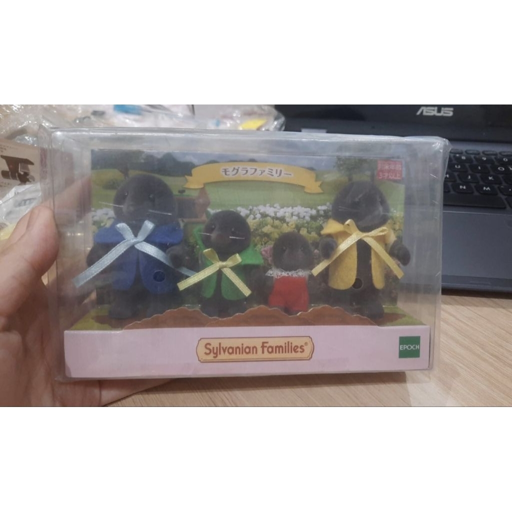 Sylvanian Families Mole Family Rare Japan