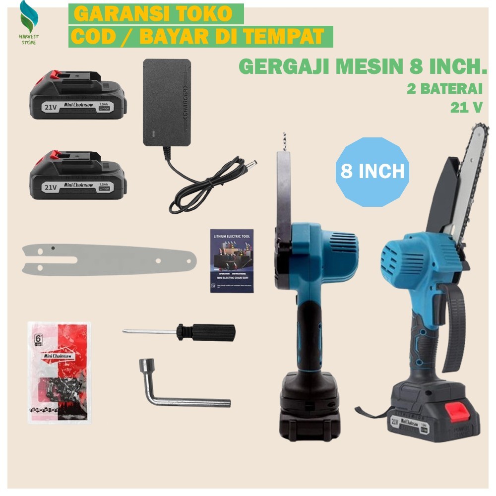 Gergaji Listrik Gergaji Mesin Mini Gergaji Listrik Kayu Gergaji Multifungsi Perkakas Chainsaw A147