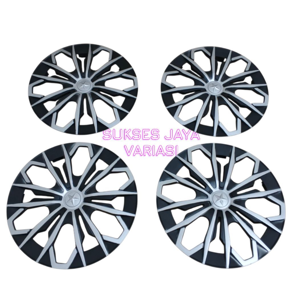 COVER VELG RODA MOBIL L300 RING 14 WHELL DOP COVER RING 14 JF SILVER