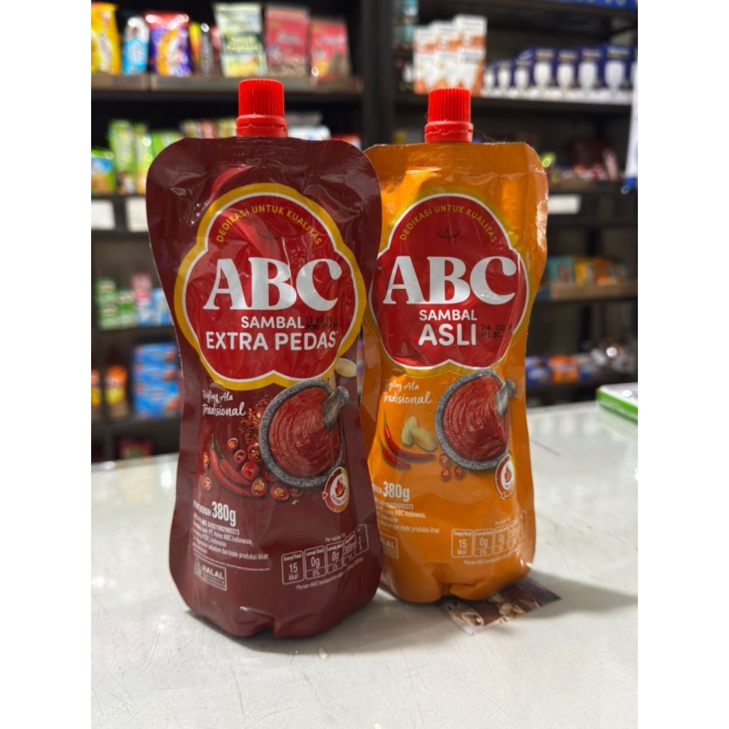 Saus Sambal asli ABC pouch 380gr