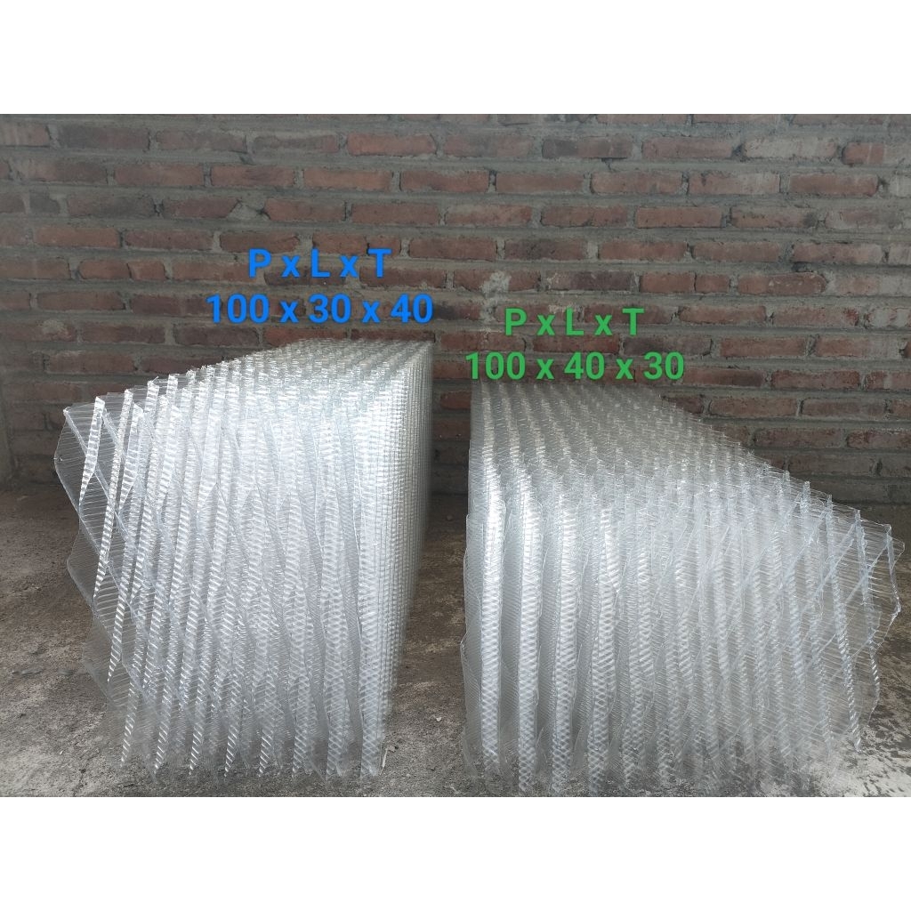 Media Honeycomb / Sarang Tawon Biofilter  PxLxT 100x30x40cm