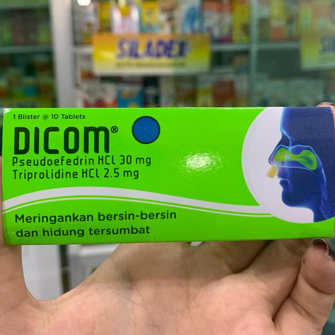 DICOM 10 TABLET (OBAT PILEK)