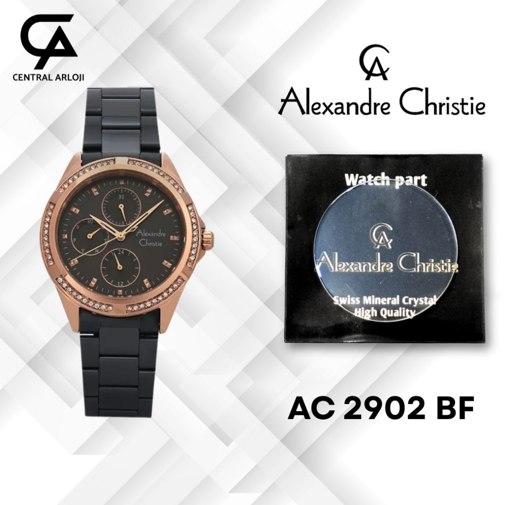 Kaca Jam Tangan Alexandre Christie 2902 BF