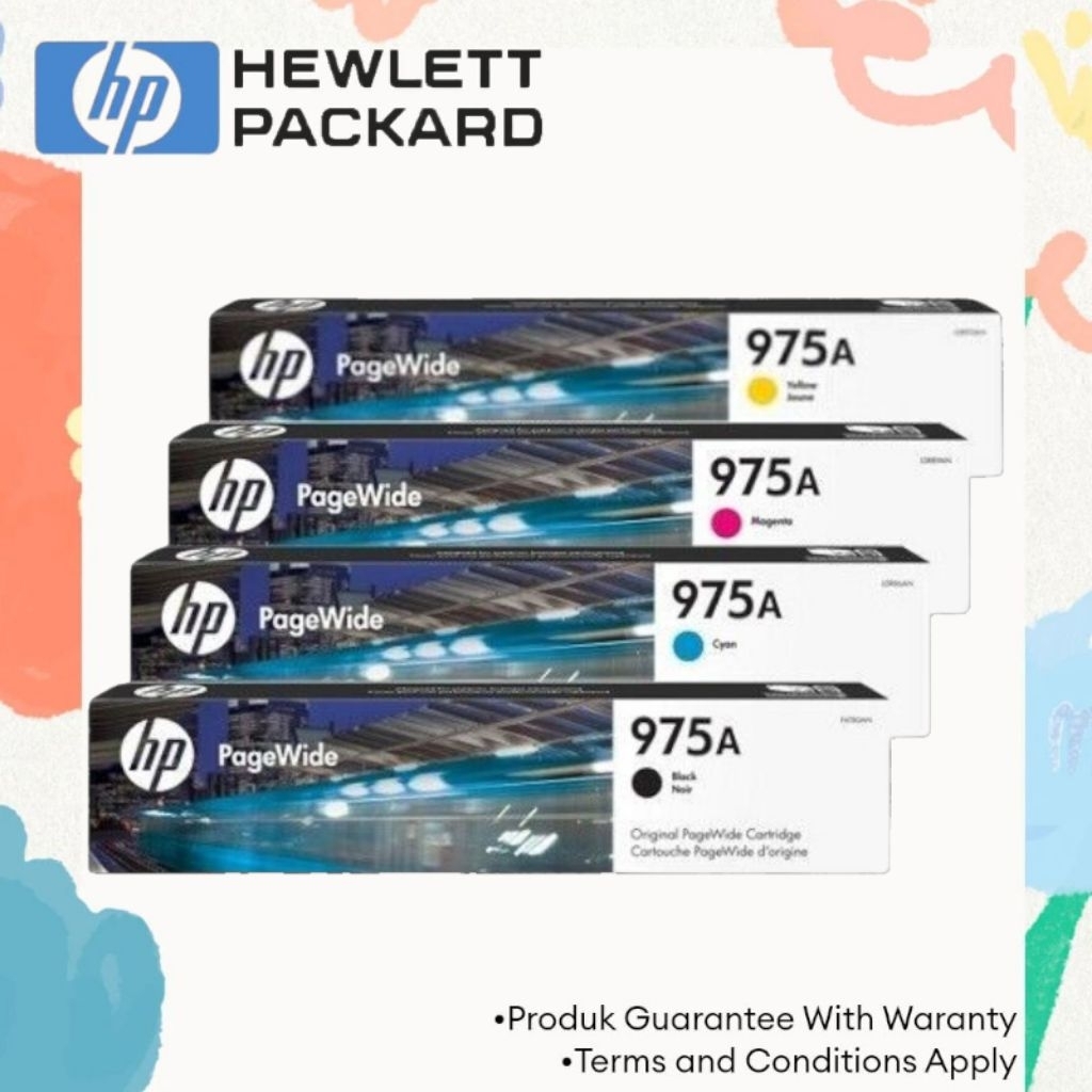 TINTA HP PAGEWIDE 975A BLACK & COLOR
