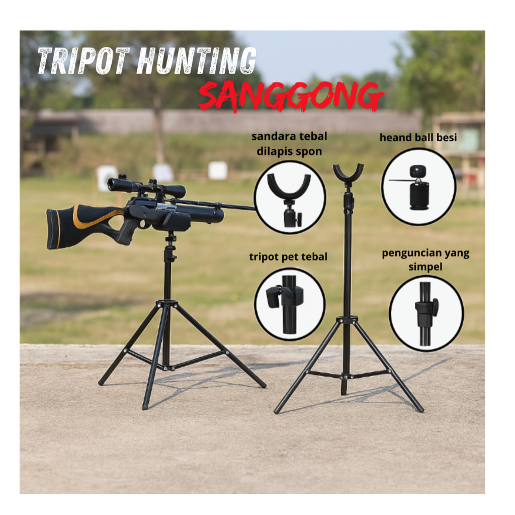 Tripod Sanggong Besi Kuat Dan Kokoh