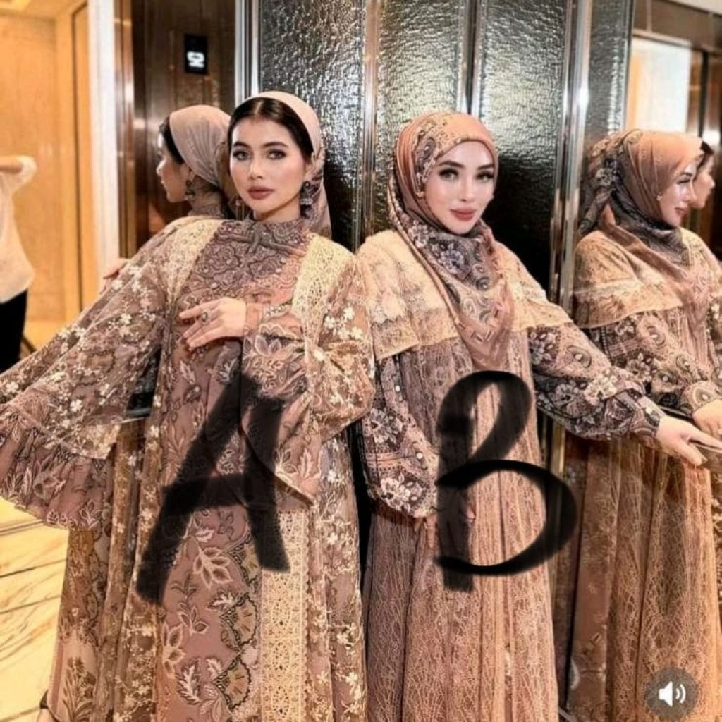 Set Hijab Store Brokat Ori Shellasaukia