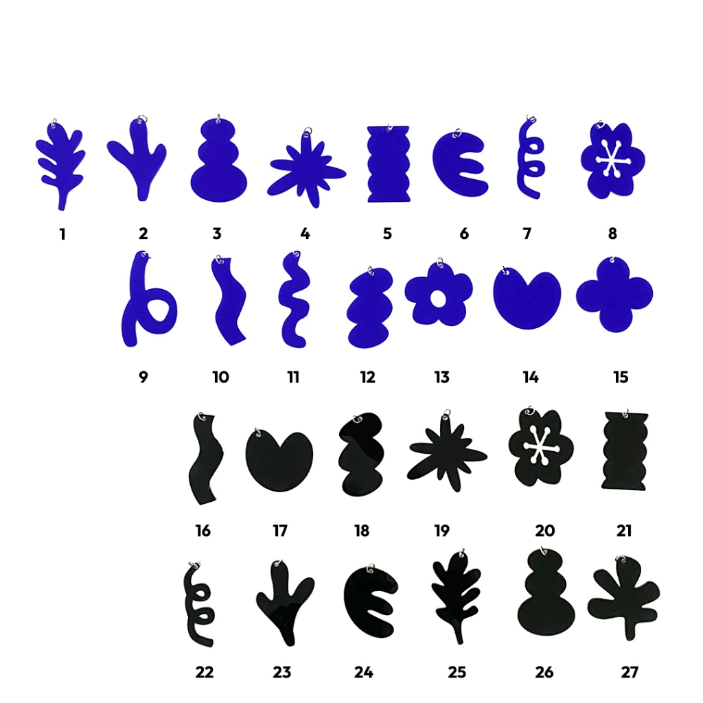 Charm Acrylic Free Custom | Charm Acrylic Bisa Pilih Bentuk